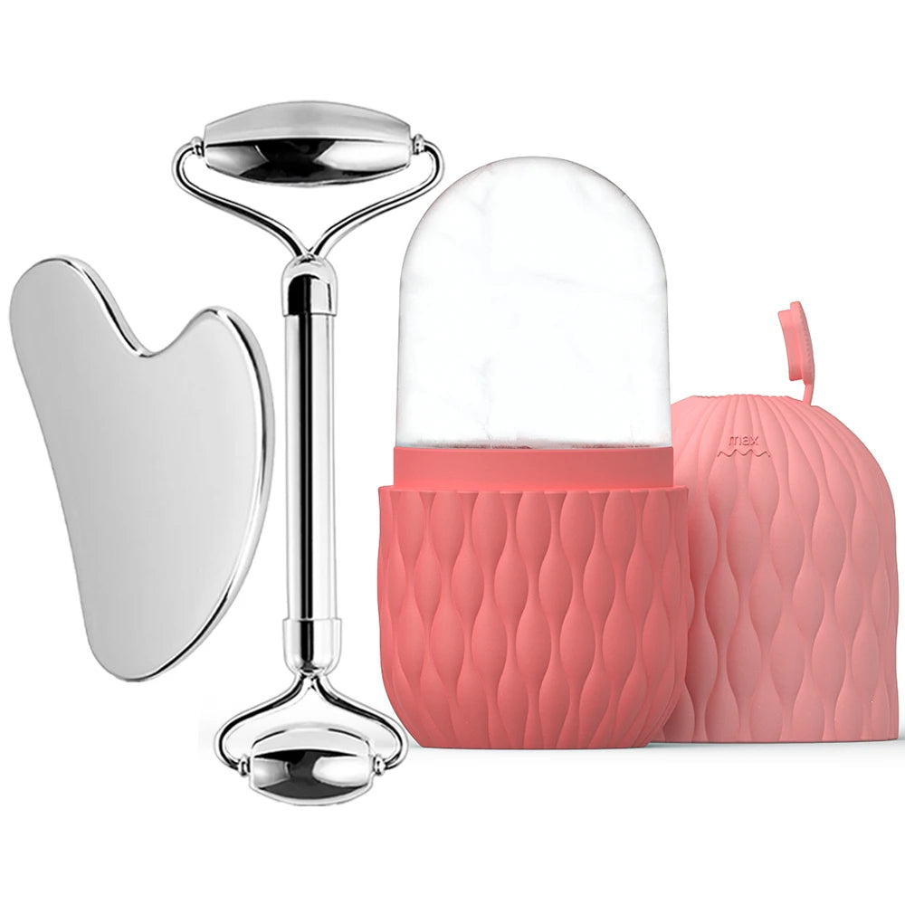 Ice Face Roller & Gua Sha Set