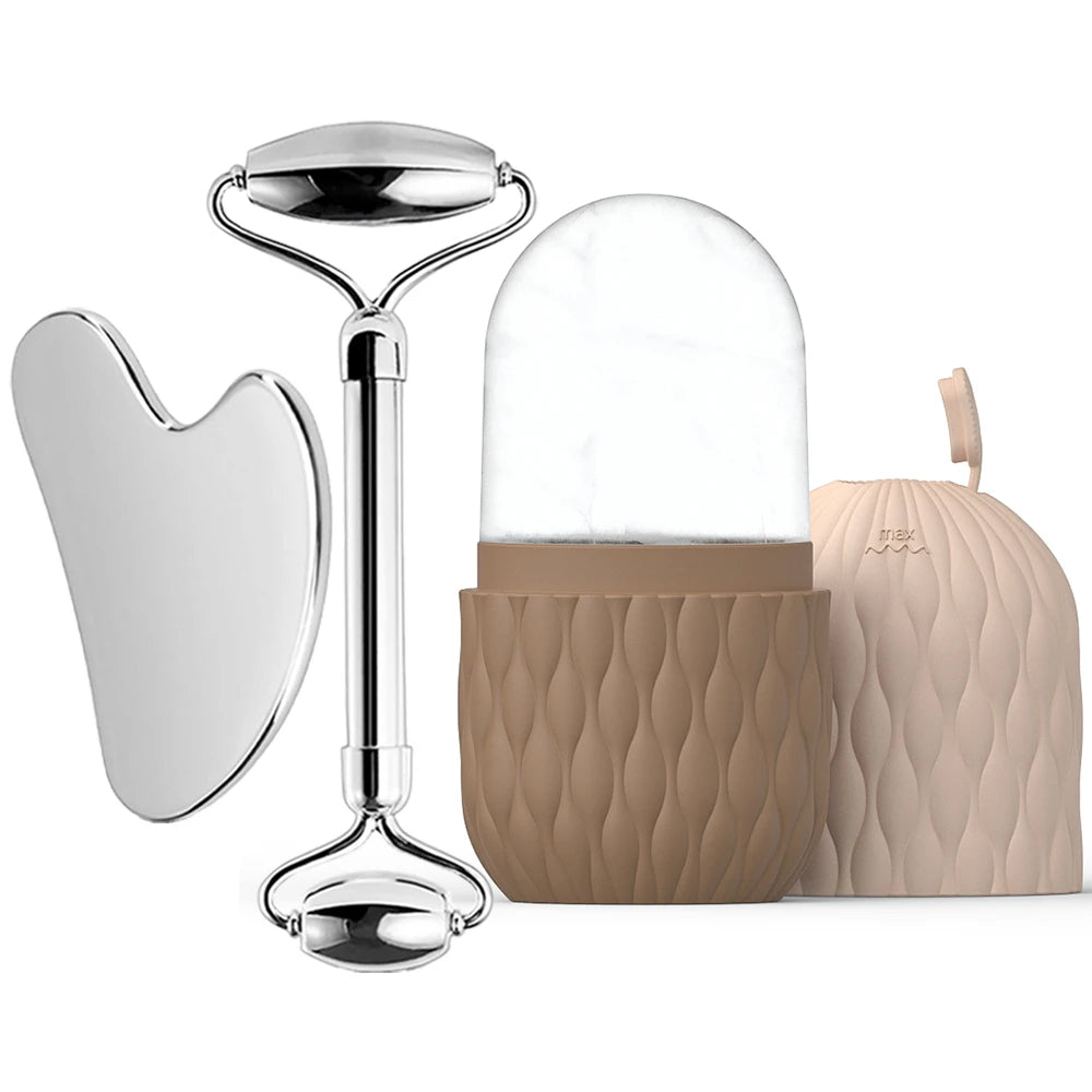 Ice Face Roller & Gua Sha Set